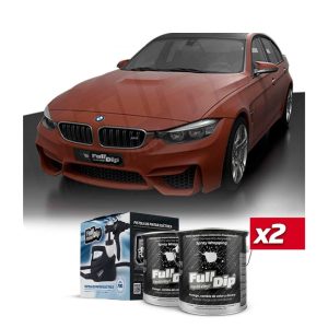 KIT COCHE COMPACTO VINILO LIQUIDO MARRÓN MILITAR