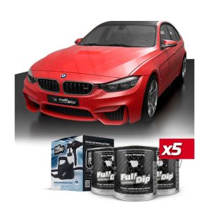 KIT GRAN SUV VINILO LIQUIDO ROJO METALIZADO