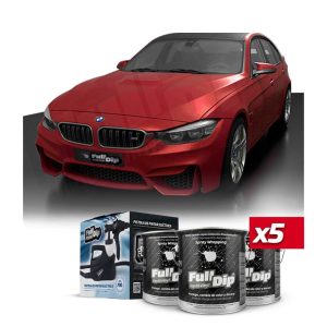 KIT GRAN SUV VINILO LIQUIDO CANDY ROJO VINO