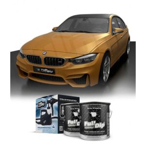 KIT COCHE COMPACTO VINILO LIQUIDO DORADO PERLA