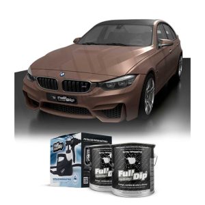 KIT COCHE COMPACTO VINILO LIQUIDO CANDY MARRÓN AVELLANA