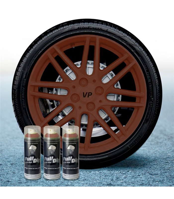 PACK 3 SPRAYS FULL DIP MARRONE MILITARE