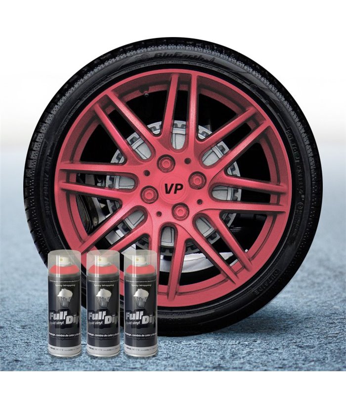 PACK 3 SPRAYS FULL DIP ROSA METALIZZATO