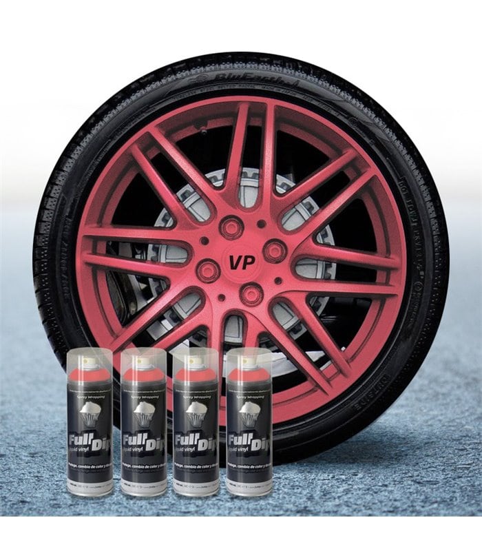 PACK 4 SPRAYS FULL DIP ROSA METALIZZATO