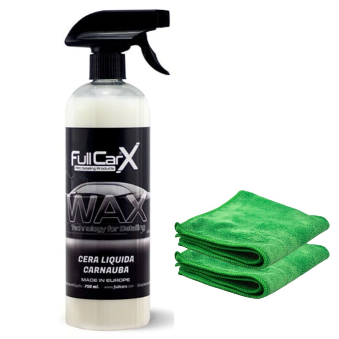 KIT CERA LÍQUIDA CARNAUBA FullCarX