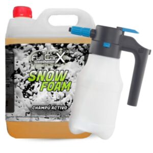 CHAMPÚ ACTIVO 5 LITROS + FOAMER ELÉCTRICO FullCarX
