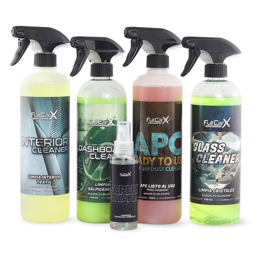 KIT LIMPIEZA INTERIOR BASICO 2 FullCarX
